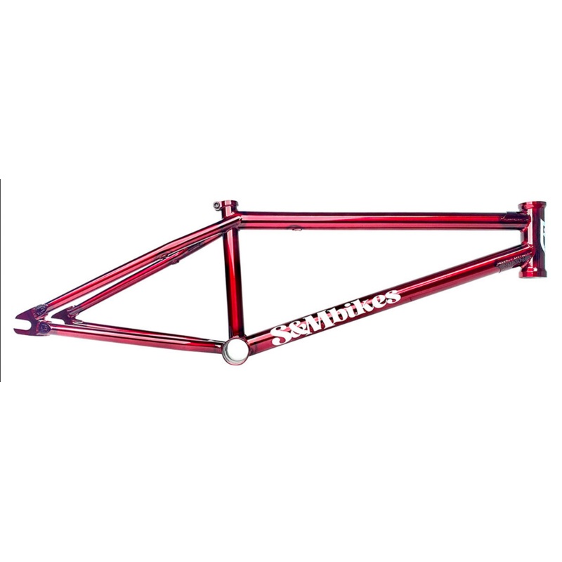 S&M Whammo V2 Frame|Trans Red|S3 Green|20.5″ Top Tube|20.75″ Top Tube|21″ Top Tube
