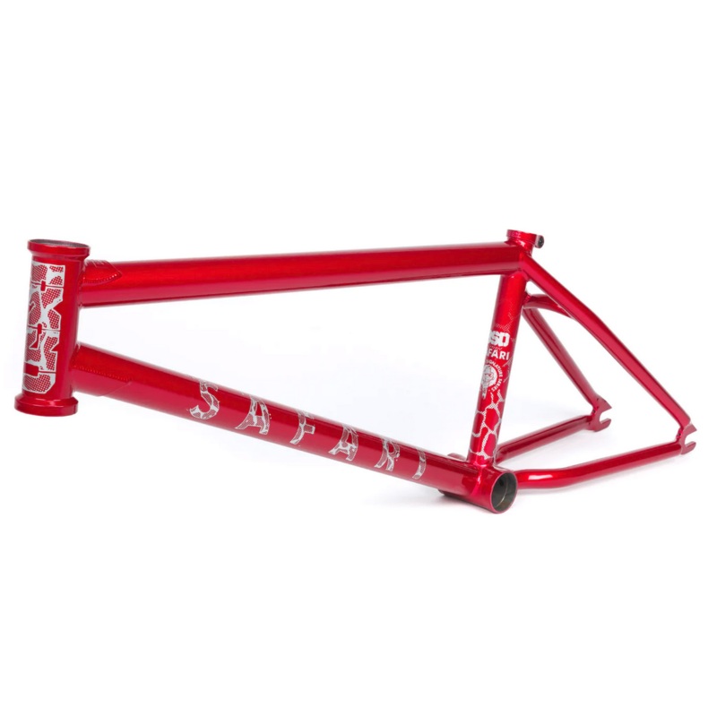 BSD Safari Frame|Flat Black|Super Green|Candy Red|Flat Raw|21.8″ Top Tube|21″ Top Tube|21.4″ Top Tube