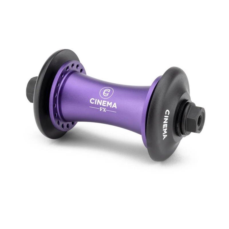 Cinema FX Front Hub|Sandblast Purple|Sandblast Gold|Black|Polished|Red|Iceberg Blue
