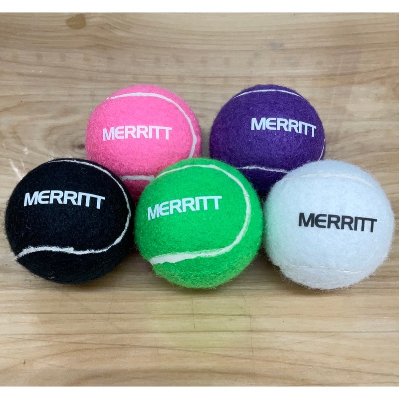 Merritt Tennis Ball|White|Black|Purple|Green|Pink