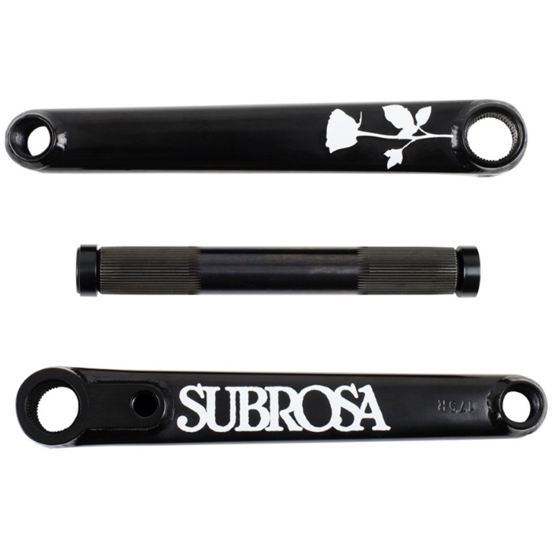 Subrosa Rose Cranks|Black/160mm|Black/165mm|Black/170mm|Black/175mm
