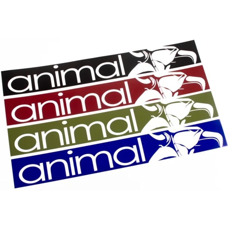Animal Street Sticker|Black / White|Blue / White|Maroon / White|Olive / White|Black / Maroon|Black / Gold