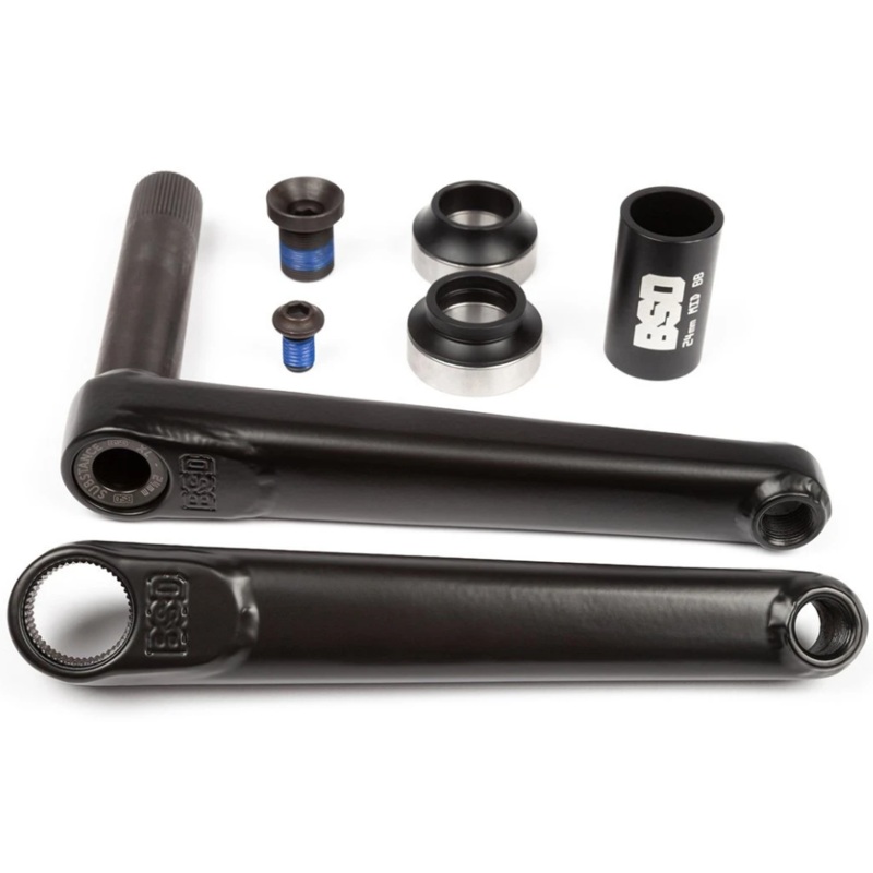 BSD Substance XL V2 Cranks|Flat Black/160mm|Flat Black/165mm|Flat Black/170mm|Flat Black/175mm|Raw/160mm|Raw/165mm|Raw/170mm|Raw/175mm