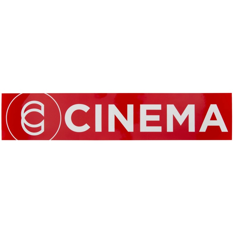 Cinema Ramp Sticker|4″x24″ – Red