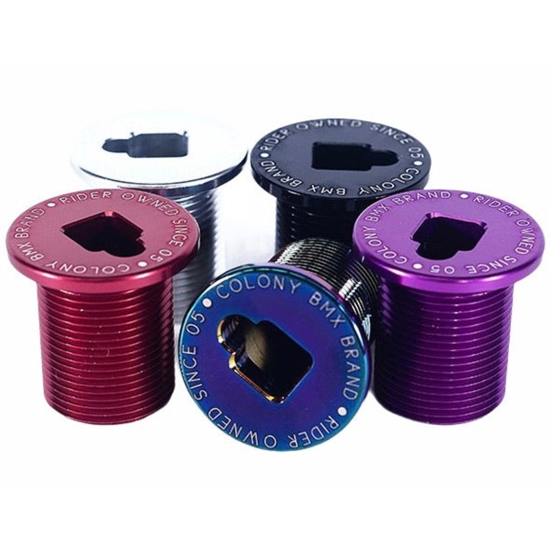 Colony Fork/Compression Bolt|Polished/M24 x 1.5mm|Red/M24 x 1.5mm|Black/M24 x 1.5mm|Purple/M24 x 1.5mm|Rainbow/M24 x 1.5mm|Black/M25 x 1.5mm|Rainbow/M25 x 1.5mm