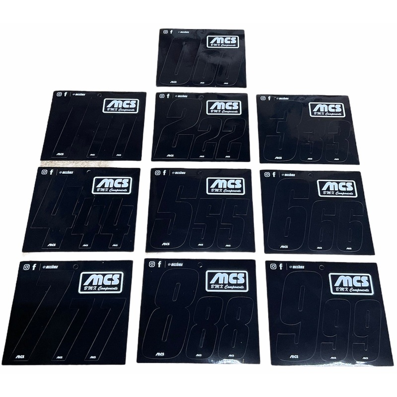 MCS Number Plate Stickers||0||1||2||3||4||5||6||7||8||9