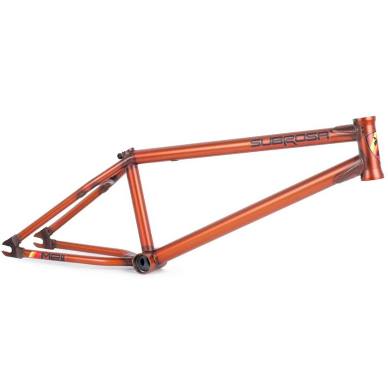 Subrosa MR2 Frame|Satin Trans Orange / 20.5″ Top Tube|Satin Trans Orange / 20.75″ Top Tube|Satin Trans Orange / 21″ Top Tube|Satin Trans Orange / 21.2″ Top Tube|Black / 20.5″ Top Tube|Black / 20.75″ Top Tube|Black / 21″ Top Tube|Black / 21.2″ Top Tube