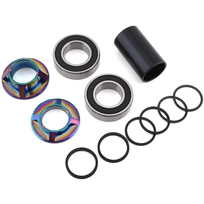 Colony Mid Bottom Bracket|Rainbow/19mm|Rainbow/22mm|Black/22mm|Polished/19mm|Polished/22mm