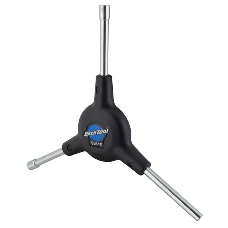 Park Tool SW-15 3-Way Internal Nipple Spoke Wrench