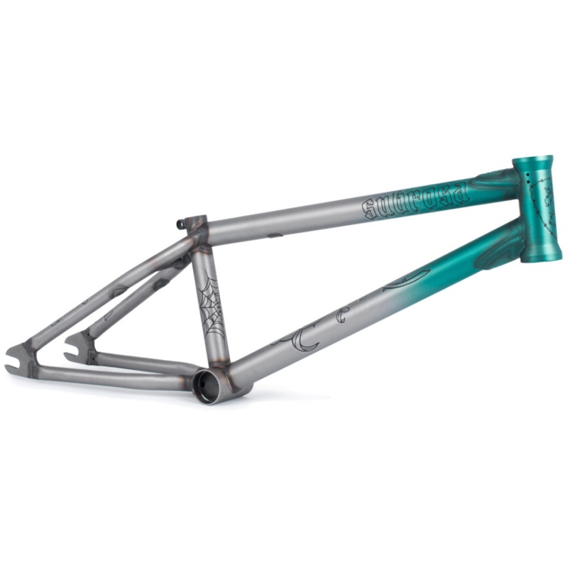 Subrosa Yung Rose 18 Frame|Trans Teal Fade -18.5″ Top Tube|Black – 18.5″ Top Tube