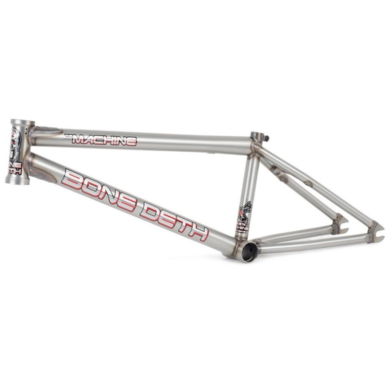 Bone Deth Machine Frame|Matte Raw – 20.6″ Top Tube|Matte Raw – 20.8″ Top Tube|Matte Raw – 21″ Top Tube|Matte Raw – 21.25″ Top Tube|Black – 20.6″ Top Tube|Black – 20.8″ Top Tube|Black – 21″ Top Tube|Black – 21.25″ Top Tube