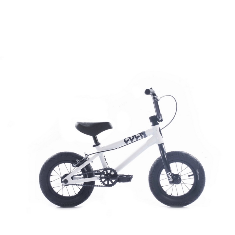 Cult Juvenile 12 Bike 2025|Black – 13.25″ Top Tube|White – 13.25″ Top Tube