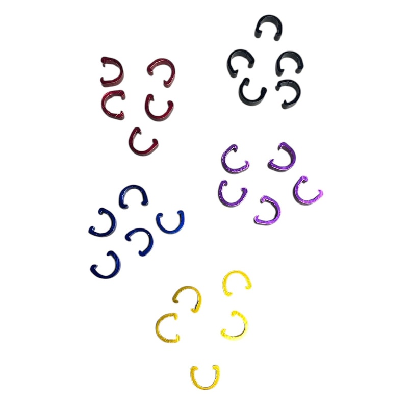Moto King C-Brake Alloy Clips|Black|Red|Purple|Gold|Blue