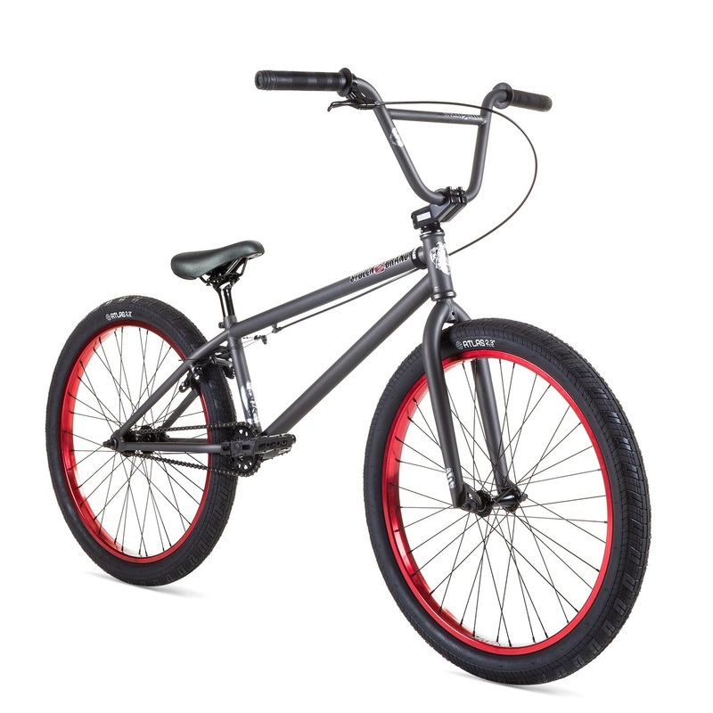 Stolen Saint 24 Bike|MATTE RAW GREY W RED|CHAMELEON GREEN