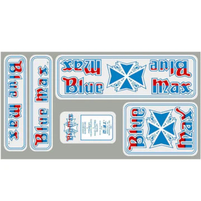 1986 Blue Max Decal Set|1986 Decals on Clear