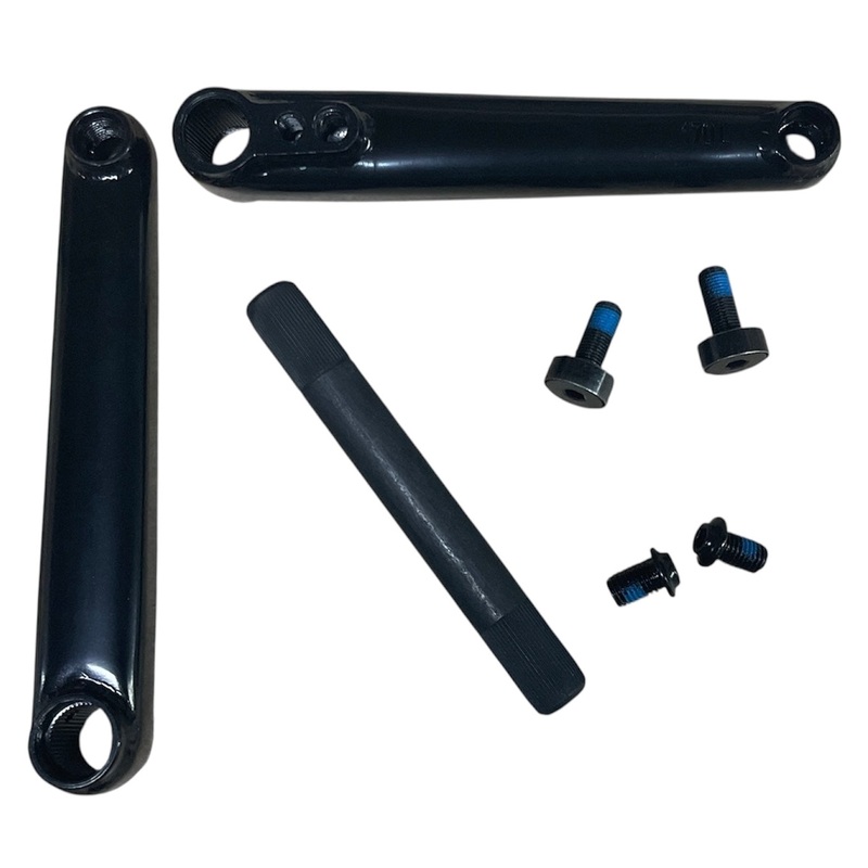 Wise Chromoly 3-Piece Cranks|Black / 170mm